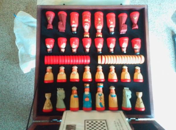 *Reduced* Thomas Pacconi Classic Chess/Checkers Set Set 1