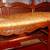 Antique XL Ornate Wood French Country Floral Rush Settee Bench Couch 2 thumbnail