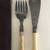 Antique 1830's Victorian Matching Serving Knife Fork Set English 1800s 2 thumbnail