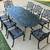 Patio Set Hanamint St Augustine Outdoor Furniture 8 Seat Dining Set-84in Table 6 thumbnail