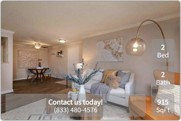 $1,631 / 2br - 915ft2 - FREE TV WITH 6 WEEKS FREE- OPEN HOUSE- 2 BED.2 BATH (Happy Valley)63842023516931120