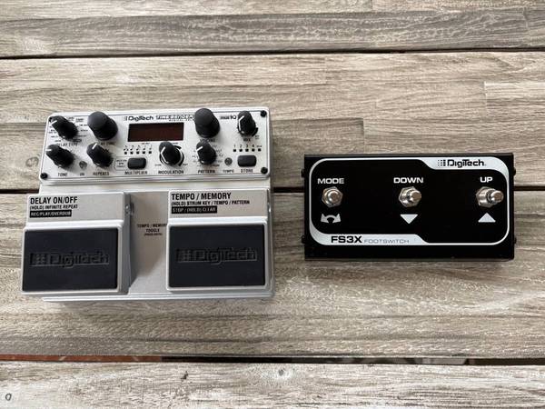 DigiTech Time Bender Musical Delay - With FS3X Foot Switch 1