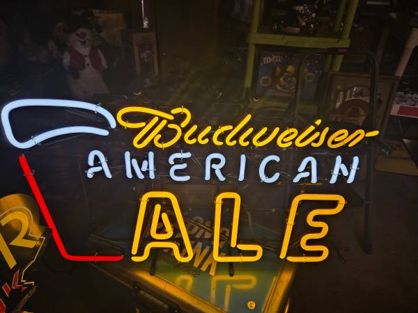 Brand new neon budweiser American ale sign 1