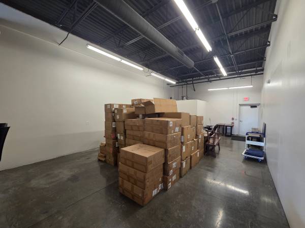 Move inventory boxes to storage unit 1