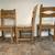 48” Solid Wood Dining Set with Santa Fe flair (table + six chairs) 4 thumbnail