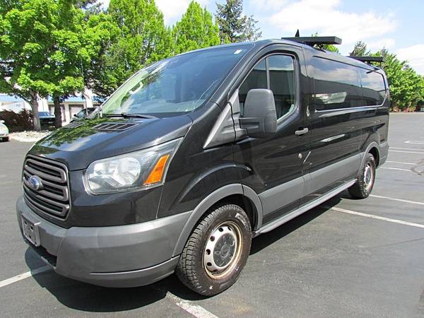 Ford T-150 Transit 150 Cargo Van, Utility Shelves, Ladder Roof Rack - $11995.0063623504352899122