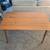 Solid oak dining table - midcentury modern 2 thumbnail