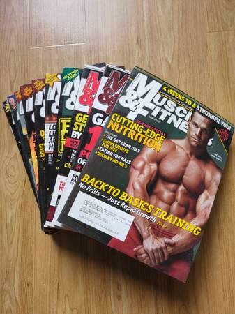 11 issues of Muscle & Fitness magazine (2006-2010) 1