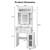 Small Vanity Desk with Sliding Mirror and Lights White Makeup Vanities 3 thumbnail
