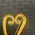 Large Gold Tone Heart Brooch Pin 3 thumbnail
