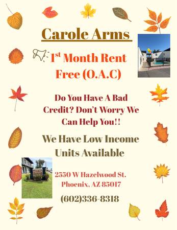 Security Deposit Starting At $299 (O.A.C) 1