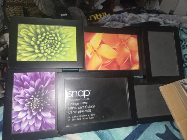 3-D Float collage picture frames 1