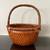 extra large Brown woven wicker round basket - like new 1 thumbnail