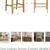 1 Faux Leather Woven Counter Height Bar Stool Brown, Nathan James. 9 thumbnail