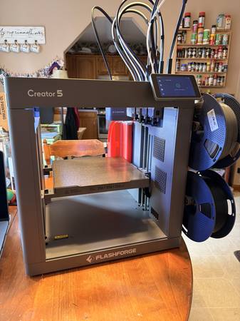 Flashforge Creator 5 Multicolor 3D Printer – Create Toys, Gifts & More 1