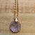 ROSE QUARTZ CRYSTAL NECKLACE 2 thumbnail