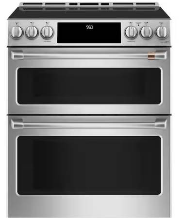 Cafe 30" Slide-In Double Oven Induction Range 1