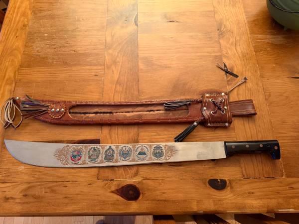 Machete - custom with crests of Central America countries! 1