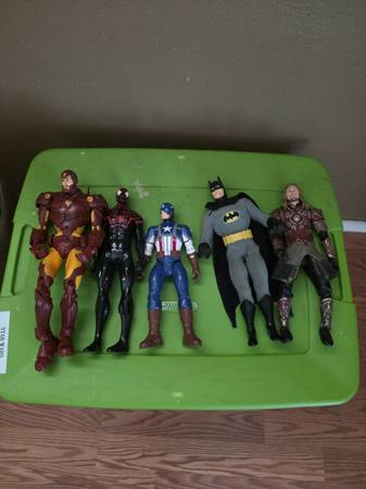 Various figures $10-$20 each 1