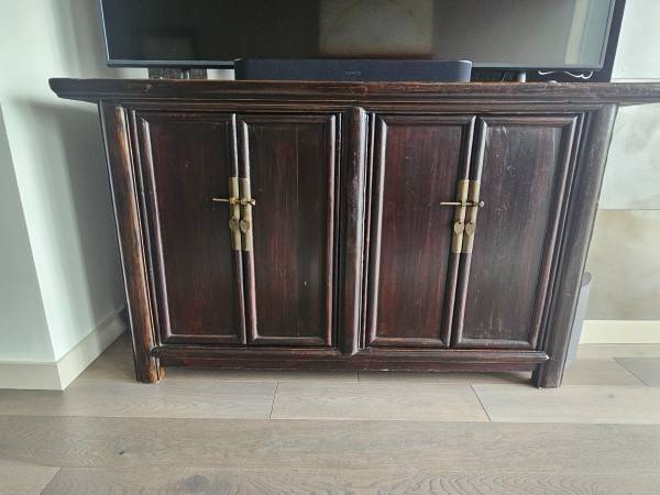 Solid Wood Asian Cabinet 1