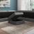 NEW Floor Model Thomasville Grey Fabric Sectional Sofa Couch w/ Storage Ottoman  8 thumbnail