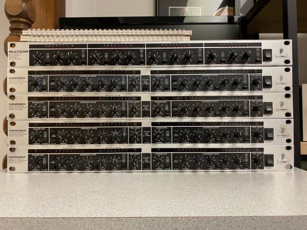 Behringer Compressors Lot MDX2000s and MDX2400 1