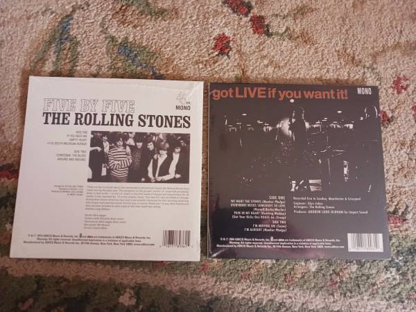 2 Sealed Rolling Stones 7" mono EP's vinyl records - $25 (Melrose)63471247689987121