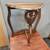 Vintage Wood Half Table 1 thumbnail