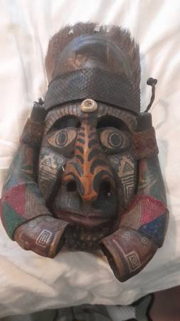 Peruivian mask hand made 1