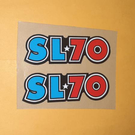 Honda sl70 decals 1
