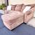 Brown Microfiber Reversible Sectional Couch Sofa 7 thumbnail
