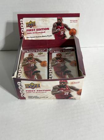 2009-10 UPPER DECK FIRST EDITION FACTORY SEALED PACKS BASKETBALL STEPH CURRY ROO 1