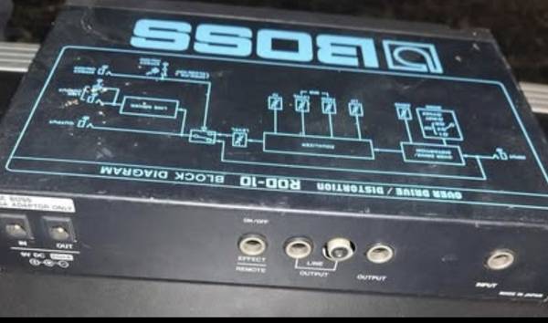 Boss ROD-10 Overdrive/Distortion/Fuzz 1986 - musical instruments