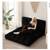 SOFA (BRAND NEW) (UNOPENED) Japanese floor-styled sofa (BLACK) 4 thumbnail