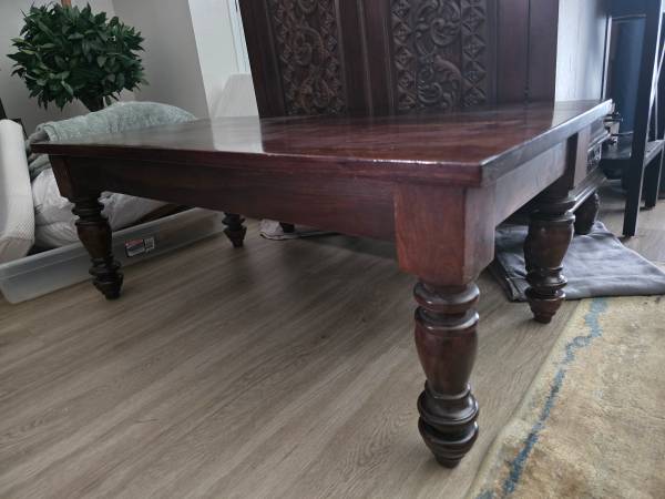 Solid Wood Coffee Table 1