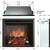 26" Electric Fireplace Insert, Crackling Sound, Remote, 1500W Adjustab 2 thumbnail