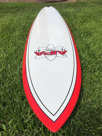BEAUTIFUL 9'4" BEN AIPA BIG BOY STRINGER SURFBOARD 1