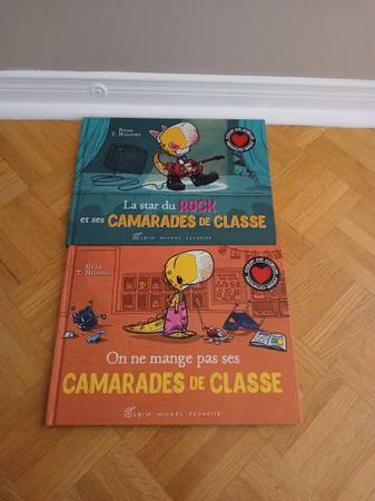 2 large FRENCH hardcovers - CAMARADES DE CLASSSE by Ryan Higgins 1