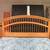 Queensize Light Wood Bed 3 thumbnail