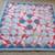 BEAUTIFUL QUILT /RED/WHITE/BLUE * HAND  QUILTED   53" QUILT 1 thumbnail