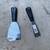 HYDE BLACK & SILVER STIFF CHIZEL PUTTY KNIFES 1 5/16 AND 3 INCH 4 thumbnail