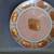 Vintage Japanese Red Lotus Charger Plate 1 thumbnail