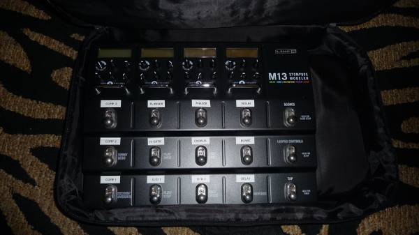 As New Line6 M13 Stompbox Modeler with Line6 Gig Bag and Power Supply 1