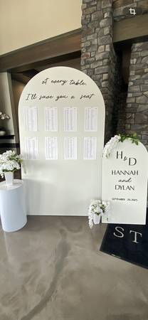 Wedding Board for seating Chart 1