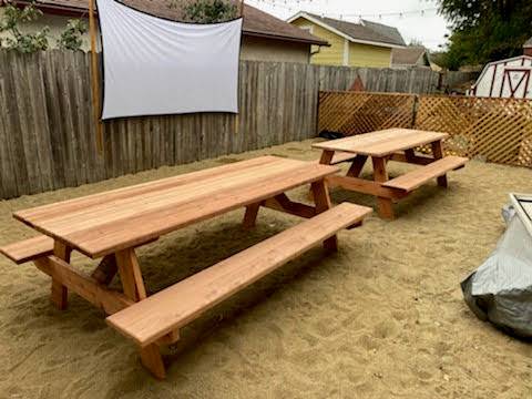 picnic tables/ table 1