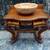 Powder Room Console Vanity in Carved Wood 4 thumbnail