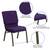 HERCULES Series 18.5''W Stacking Chair in Royal Purple Fabric 10 thumbnail