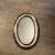 Silver plated oval mirror 2 thumbnail