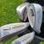Golf clubs and green/navy golf bag 5 thumbnail
