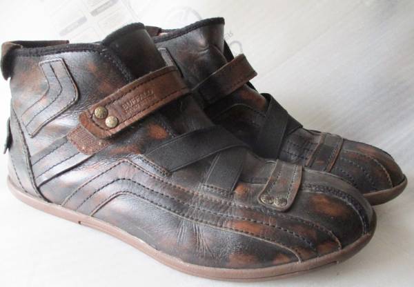 Runners BUFFALO David Bitton Leather Size 8.5/9 Brown 1
